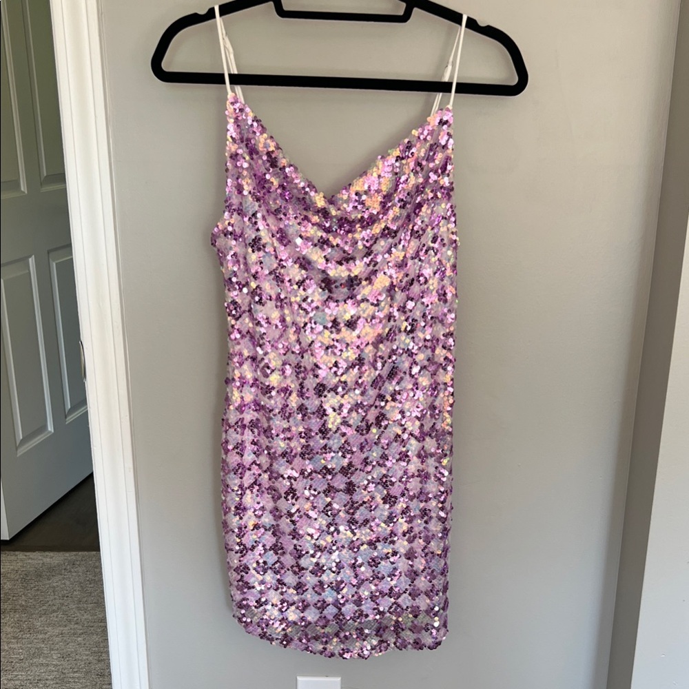 Hello Molly “main character” Sequin Mini Dress